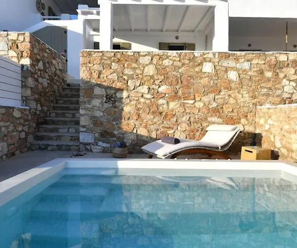 Villa Luxury Paros Thoe Contemporary Luxury 3 Bedrooms Pounda